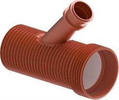 Uponor Šakinis vamzdis Ultra Rib 2 560/160mm 45gr PP