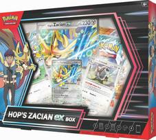 Pokémon TCG Hop'o Zacian ex dėžė (anglų) – promo korta, 4 pakeliai