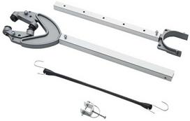 Reguliuojamas Transo Laikiklis 60.96-91.44 mm, Valties Transo Laikiklis su Tvirta Galvute, Pakabinamo Variklio Atramos Strypas