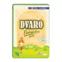 Ekologiškas raikytas sūris DVARO, 50% r.s.m, 150 g
