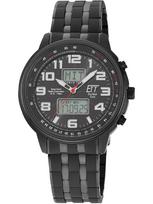 ETT Eco Tech Time EGS-11736-22M Mens Watch Solar Drive Radio-controlled 48mm 10ATM - Laikrodis vyrams