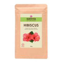 Kinrožių milteliai plaukams Sattva Ayurveda Hibiscus, 70 g