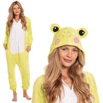 Moteriška Vientisa Pižama Kigurumi Kostiumas Varlė Žalia 145-155 Cm S, S