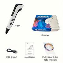 3D piešimo rašiklis USB,  Mėlyna