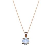 Kaklo papuošalas moterims DiamondSky „Juno (Moonlight)“ su Swarovski kristalais