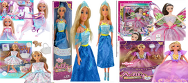 Barbių 5in1 lėlių komplektas