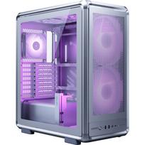 Cooler Master MasterFrame 500 Mesh ARGB PC-Gehäuse, Midi-Tower, E-ATX, Tempered Glass - silber