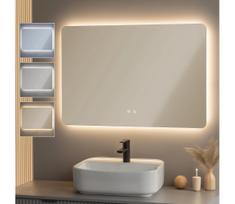 Brilagi - LED dimeriuojamas vonios veidrodis DIANA su apšvietimu ir šildymu 20W/230V 60x90 cm IP44