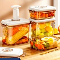 PMMJ plastikinė vakuuminė dėžutė maistui be BPA.