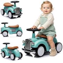 Sun Baby retro lenktyninis stumdukas/vaikštynė 12m+, mėtų žalia, EVA ratai, daiktadėžė, Sun Baby retro lenktyninis stumdukas/vaikštynė 12m+, mėtų žalia, EVA ratai, daiktadėžė