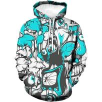 Madingos Naujoviškos Hip-Hop Grafiti Spaudos Vyriškos Hoodies su Gobtuvu Palaidinės Puloveriai Unisex Pavasaris ir Ruduo M