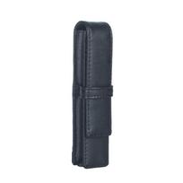Vintage Leather Fountain Pen Case Single Slot Leather Pen Sleeve Flipping Pen Case For Men Women School Office Travel gray
