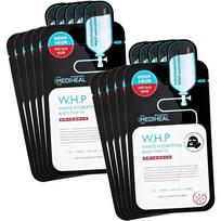 10 vnt._[MEDIHEAL] W.H.P Balinanti drėkinanti juoda kaukė EX 10pcs Mask black