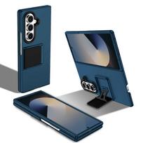 Paprastas matinis nematomas laikiklio dėklas Samsung Z Fold 7 Fold6 Fold5 Fold4 Fold3, smūgiams atsparus, vientisos spalvos apsauginis dangtelis, funda Galaxy Z Fold4 juoda