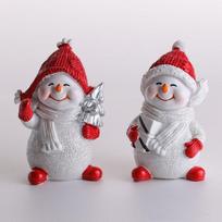 Kalėdų Sniego Senelis Dervos Papuošalai Namų Dekoracija Raudonų Sniego Senelių Rinkinys Ornamentai 1pcs įvairiaspalvis