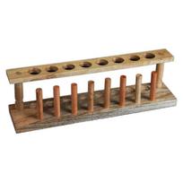 Medinis mėgintuvėlių laikiklis 22 mm Mėgintuvėlių stendas Medinis mėgintuvėlių stovas Centrifugos mėgintuvėliams Lašintuvams Pipetėms Mėgintuvėliui