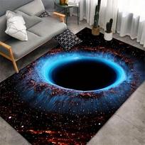 Cosmic Nebula Star Black Hole Galaxy Carpet Rugs Living Room Decor Carpets Home Bedroom Non-slip Area Floor Mat Entrance Doormat 40x60cm