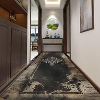 Modernus ilgas kilimas koridoriui Neslystantis Plaunamas prieškambario takelis Kilimai Kilimas Takelis Namų dekoravimas Hotel Hallway Rug Individualus kilimas 60x200cm 23.6x78in