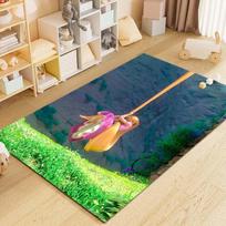 Disney Disney Rapunzel rašto kilimai svetainei, miegamajam, grindų kilimėliai, kilimai, vaikų žaidimų kambariui, rožinė kambario puošyba, didelis kilimas 40x60cm