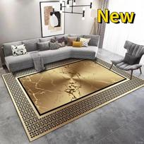 Auksinis prabangus kilimas Didelis kilimas Koridoriaus Svetainės kilimai svetainės dekoravimui Sofa Stalas Ilgas grindų kilimėlis Neslystantis durų kilimėlis 40x60cm