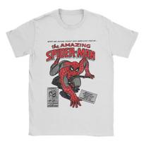 Žmogus-voras Spiderman Filmo Retro Komiksų Vyriški Marškinėliai Kūrybiški Marškinėliai Apvalia Kaklo Marškinėliai 100% Medvilnė Gimtadienio Dovana Viršutiniai Marškinėliai#Spalva(3) S juoda