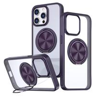 For IPhone 15/16 Pro Max Pivot Phone Case with Magsafe Magnetic Dual Ring Rotating Stand (For IPhone 16) For  iPhone 15 Pro Max