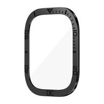 Ekrano apsauga Apple Watch Ultra 49mm dėklui Priedai Metalinis dangtelio rėmelis+Grūdintas stiklas iWatch Ultra 2 49mm rėmeliui Ultra-Ultra 2 49mm juoda