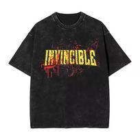 Retro Nesunaikinami Animaciniai Komiksai Skalbti Naujas Atvykimas Vyriški Drabužiai Marškinėliai Homme Grafiniai Marškinėliai Vyrams T-shirt Vyrams Ropa 50853#Spalva S juoda