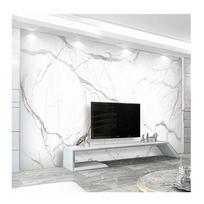 3d Sienos Freska Moden Baltas Marmuras Tapetai Svetainė TV Sofa Paprastas Namų Dekoras Abstraktūs Tapetai 200 cm(W) x 140 cm(H)