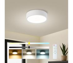 Brilagi - dimeriuojamas LED šviestuvas POOL LED/18W/230V 3000-6000K 20 cm baltas + su nuotoliniu pultu