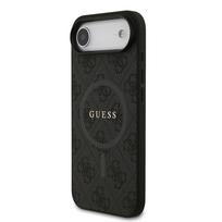 Guess PU Leather 4G Colored Ring MagSafe dėklas skirtas Apple iPhone Air Black