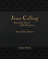 Jesus Calling Note-Taking Edition, Leathersoft, Black, with Full Scriptures, Enjoying Peace in His Presence (A 365-Day Devotional and Prayer Journal)