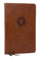 NKJV, Thinline Bible Youth Edition, Leathersoft, Brown, Red Letter, Comfort Print, Holy Bible, New King James Version