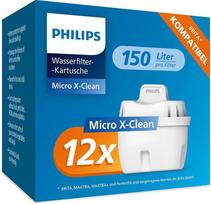 Philips Micro X-clean Wasserfilterkartuschen 12-pack
