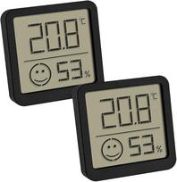 TFA 30.5053.01.02 2er Set black Digital Thermo Hygrometer