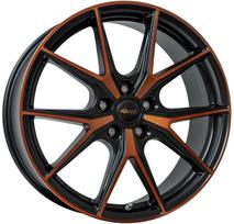 R19x8J 5X112 ET45 CB-57.1 Black Orange Matt (BOM)