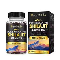 Himalajų mumijo shilajit guminukai 400 mg, 100 % natūralūs, 60 vnt