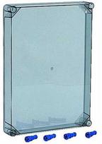 FIBOX dangtelis EKIN 6305T, polikarbonatas, 640 x 320 x 50 mm, aukštis x plotis x gylis, 1 pora su varžtais, skirtas EKIN 63