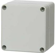 FIBOX montavimo dėžutė, polikarbonato, 80 x 82 x 65 mm, su pilku dangteliu, IP 66 ir IP 67, Euronord serijos