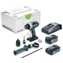 Akumuliatorinis kalantis gręžtuvas-suktuvas FESTOOL TPC 18/4 5,0/4,0 I-Plus QUADRIVE 577651