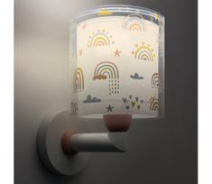 Dalber 41199 - Vaikiškas sieninis šviestuvas RAINBOW 1xE27/15W/230V įvairiaspalvis