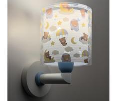 Dalber 41579T - Vaikiška sieninė lempa BABY TEDDY 1xE27/15W/230V mėlyna