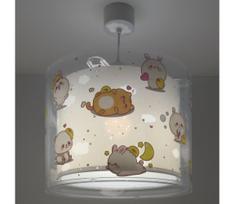 Dalber 41762E - Vaikiškas šviestuvas KAWAII FRIENDS 1xE27/15W/230V pilka