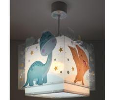 Dalber 63452 - Vaikiškas pakabinamas šviestuvas BABY DINOS 1xE27/15W/230V įvairiaspalvis