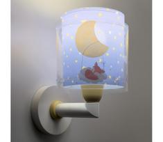 Dalber 76639 - Vaikiškas sieninis šviestuvas MOON DREAMS 1xE27/15W/230V mėlynas