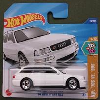 Hot Wheels Mainline Modeliukas '94 Audi Avant RS2 white short card