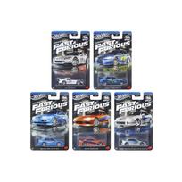 Hot Wheels Silverline Fast and Furious Graphic Remix Modeliukų rinkinys (Honda S2000,Acura Integra,Volkswagen Jetta,Lancer Evolution VII,Nissan Silvia S15) (yra Sandėlyje)