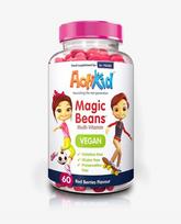 Magic Beans Multi-Vitamin - Vegan, Red Berries - 60 beans