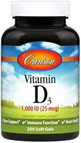 Vitamin D3, 1000 IU - 250 softgels