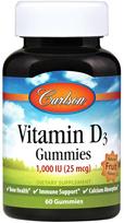 Vitamin D3 Gummies, 1000 IU Natural Fruit - 60 gummies
